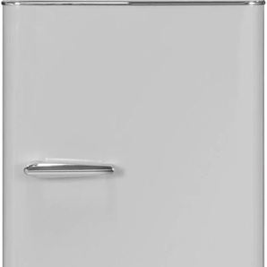 F (A bis G) EXQUISIT Kühlschrank RKS325-V-H-160F Kühlschränke Rechtsanschlag, grau Kühlschränke