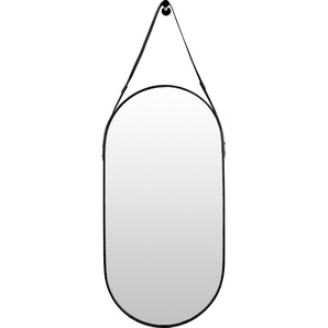 Dekospiegel LENFRA Miami Spiegel Gr. B/H/T: 55 cm x 85 cm x 2,5 cm, schwarz Spiegel