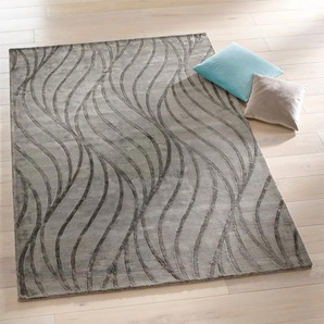 Teppich HEINE HOME Teppiche Gr. B/L: 90 cm x 160 cm, 6 mm, 1 St., grau Kurzflor-Teppiche