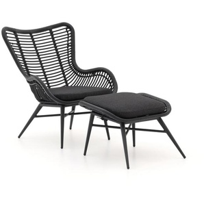 Intenso Rovello Gartensessel mit Hocker
