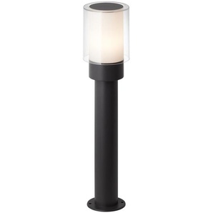 Brilliant Lampe, Arthus Außensockelleuchte 50cm anthrazit, 1x A60, E27, 18W, IP-Schutzart: 44 - spritzwassergeschützt