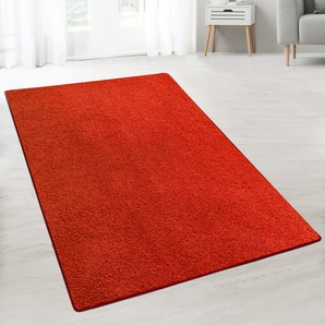 Shaggy-Teppich auf Maß | Barcelona | Rot 120 | Breite: 66 cm, Länge: 600 cm