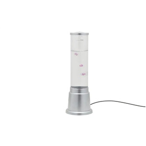 Trio Wassersprudelsäule, mit Farbwechsler - silber - 35 cm - [8.0] | Möbel Kraft