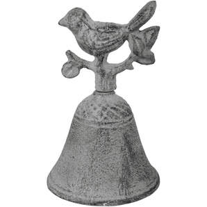 ESSCHERT DESIGN Tischglocke Tischklingel Glocke Vogel Motiv Schelle Hand bell