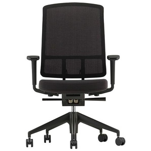 Vitra Bürodrehstuhl AM Chair schwarz, Designer Alberto Meda, 100-120x64-70.5x53.5-82.5 cm