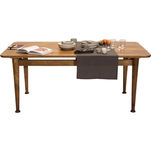 Esstisch TOM TAILOR T-WESTCOAST TABLE LARGE Tische Gr. B/H/T: 180 cm x 76 cm x 90 cm, gelb (mango natur) Esstische rechteckig Tisch aus Mangoholz, Breite 180 cm