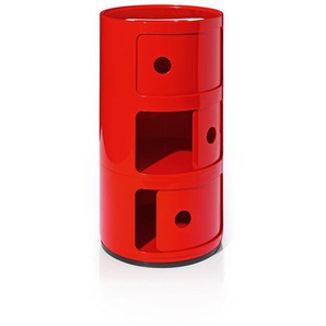 Kartell Container Componibili rot, Designer Anna Castelli Ferrieri, 58.5 cm