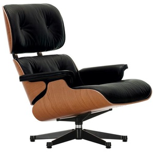 Vitra Lounge Chair XL schwarz, Designer Charles & Ray Eames, 89x84x85-92 cm