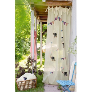 Voilevorhang Anouki - bunt - 100 % Baumwolle - Vorhänge  Transparente Vorhänge - Gardinen - Schlaufenschals