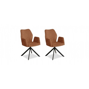 Home affaire Armlehnstuhl Hacienda, moderner Cord Bezug