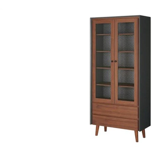 Playboy Vitrine  Victoria - holzfarben - 90 cm - 195 cm - 42 cm | Möbel Kraft