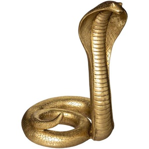 Kobra-Schlange Vergoldet, H.37 cm Unisex