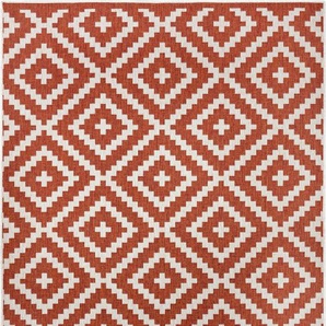 Teppich Ronda, my home, rechteckig, Höhe: 5 mm, Sisal-Optik, Flachgewebe, Wendeteppich, geometrisches Design, Boho