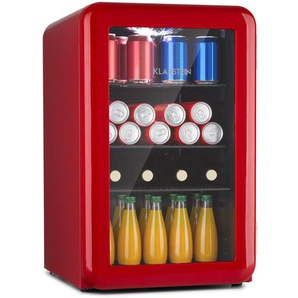 PopLife Getränkekühler Kühlschrank 70 Liter 0-10 °C Retro-Design LED