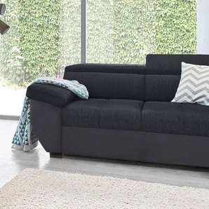 COTTA Polstergarnitur, (Set), Set: bestehend aus 2-Sitzer Sofa und Hocker, frei im Raum stellbar