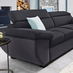 COTTA Polstergarnitur, (Set), Set: bestehend aus 2,5-Sitzer Sofa und Hocker, 2,5-Sitzer