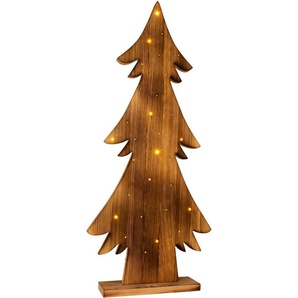 näve LED Außen-Stehlampe LED Weihnachtsbaum, LED fest integriert, Warmweiß, H: 90cm,Aussenbereich geeignet,Timerfunktion, Weihnachtsdeko aussen
