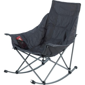 Campingstuhl MAXIMEX Falt-Schaukelstuhl Stühle B/H/T: 90 cm x 100 cm x 90 cm, schwarz Campingstuhl Campingmöbel für drinnen & draußen