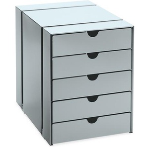 Kastenset C4 Inos silber, Designer Prof. Fritz Haller, 31.6x24.1x33.4 cm