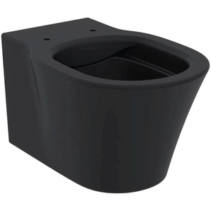 Tiefspül-WC IDEAL STANDARD Connect Air WCs schwarz WC-Becken ohne WC-Sitz, randlos, 360x540x350mm,