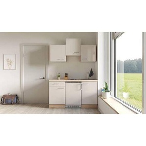 Mid.you Miniküche , Sonoma Eiche, Kaschmir , 150.5 cm , individuell planbar , Küchen, Miniküchen