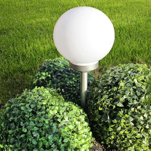 LED Gartenleuchte BONETTI Gartenleuchte Lampen Gr. 1 flammig, Ø 30 cm Höhe: 66,5 cm, weiß LED Solarleuchten Lampen