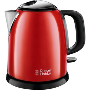 RUSSELL HOBBS Wasserkocher Colours Plus rot 24992-70, 1 l, 2400 W Einheitsgröße Haushaltsgeräte