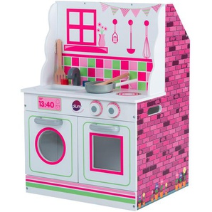 Puppenhaus Plum 360° Role Play , Mehrfarbig, Rosa, Pink , 40x66 cm , EN 71 , Spielzeug, Kinderspielzeug