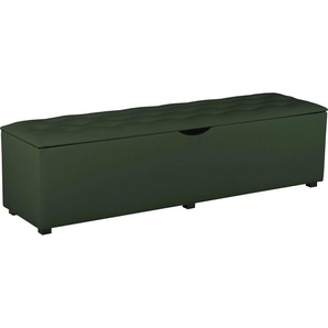 Places of Style Hockerbank »Knobbed«, Hockerbank mit Stauraum, Breite 120 cm und 160 cm