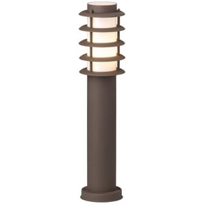 BRILLIANT Lampe Oskar Außensockelleuchte 51cm rostfarbend | 1x A60, E27, 20W, geeignet für Normallampen (nicht enthalten) | IP-Schutzart: 44 - spritzwassergeschützt