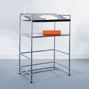 USM Stehpult braun, Designer Prof. Fritz Haller, 112x78x53 cm