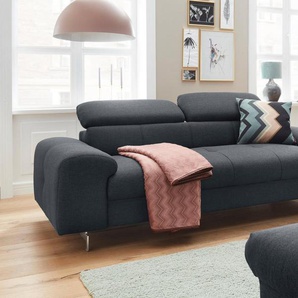 COTTA Polstergarnitur Mailand, Set: bestehend aus 3-Sitzer und Hocker, Sofa mit Kopfteilverstellung