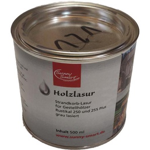Sonnen Partner Holzlasur grau 500 ml für grau lasierte Gestellhölzer Serie Rustikal 250 und 255 Plus