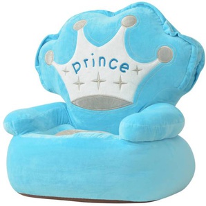 Plüsch-Kindersessel Prinz Blau