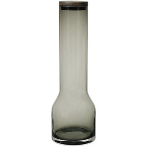 Blomus Wasserkaraffe , Grau , Glas , 1,1 L , 31 cm , Essen & Trinken, Gläser, Karaffen