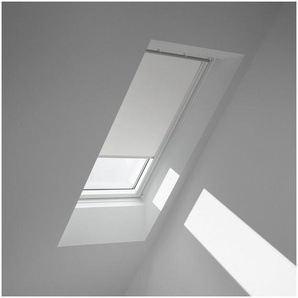 Verdunklungsrollo DKL MK08 1025SWL, VELUX, verdunkelnd, in Führungsschienen, VELUX »Pick & Click!«, weiß