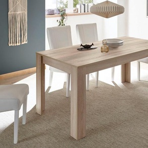LC Esstisch Rustica, Breite 180 cm, erweiterbar durch Ansteckplatte