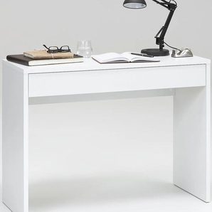 FMD Laptoptisch Checker, auch als Konsolentisch geeignet B/H/T: 100 cm x 80 40 weiß Computertische Bürotische und Schreibtische Büromöbel