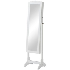 Standspiegelbox | weiß | 40 cm | 154 cm | 35,8 cm |