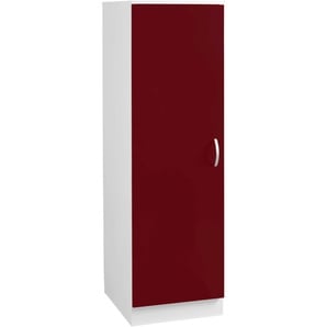 Seitenschrank WIHO KÜCHEN Flexi Schränke Gr. B/H/T: 50 cm x 165 cm x 60 cm, rot (rot glanz) Küchenserien Schränke