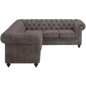 Home affaire Chesterfield-Sofa Chesterfield, mit Knopfheftung, auch in Leder