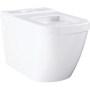 Tiefspül-WC GROHE Euro Keramik WCs weiß (alpinweiß) WC-Becken Stand-Tiefspül-WC, für Kombination, mit Beschichtung