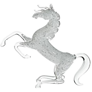 Andalusisches Pferd 19cm, Transparent/Glitzer, aus Glas