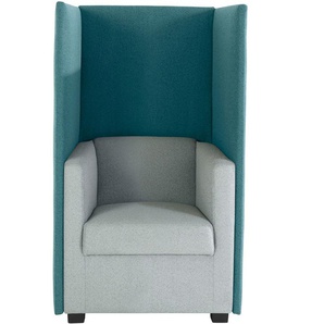 Sessel DOMO COLLECTION Kea Struktur grob, B/H/T: 80 cm x 129 cm x 80 cm, grün Einzelsessel Sessel mit praktischem Sichtschutz, Breite 80 cm