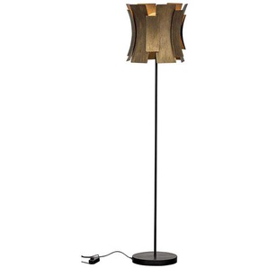 Moderne Stehlampe Metall Messingfarben Antik 144 cm hoch