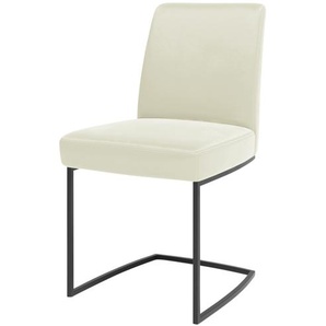 JOOP! Samt-Schwingstuhl  Swing ¦ creme