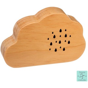 Spieluhr aus Holz für Kinder in Form einer Wolke mit einem Sternenmuster, 14 x 3 x 9 cm, Atmosphera for kids