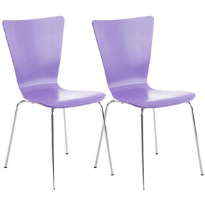 Fargar Dining Chair - Modern - Purple - Metal - 43 cm x 50 cm x 84 cm