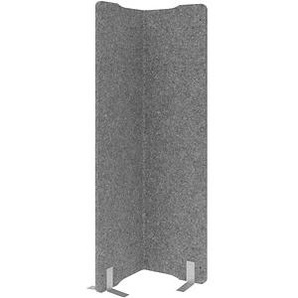 HAMMERBACHER Akustik-Trennwand grau 50,0 x 180,0 cm