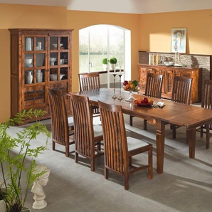 Esszimmertisch Küchentisch Verlängerbar 140x90 180x90 220x90 Akazie Massiv Holz